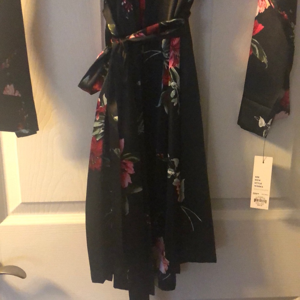 Long Sleeve💐Silky 👘Robe - Picture 2 of 4